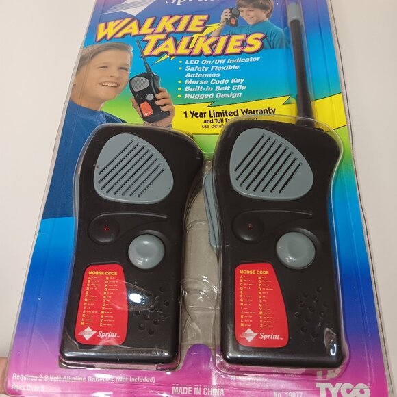 Vintage NOS Sprint 1994 Tyco playtime walkie talkies morse code key transceiver - Picture 1 of 6